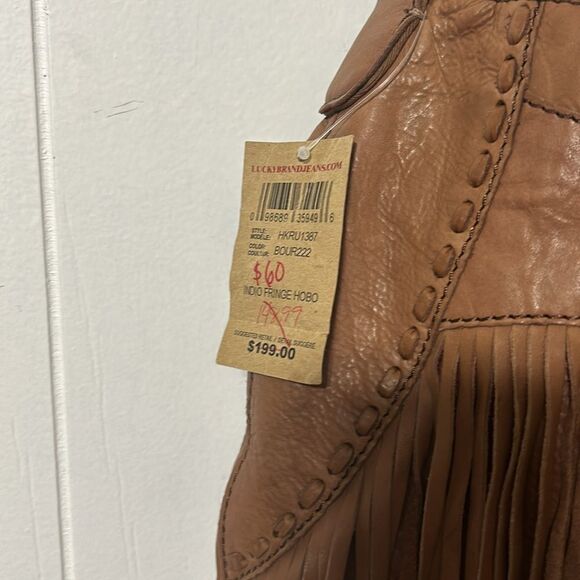 NWT Lucky Brand fringe shoulder bag - Picture 3 of 9